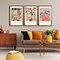 Art Framed Wall Art 3 Piece Henri Mattise Art Abstract Colorful Matisse Posters Canvas Prints for Wall and Home Office Decorations Bronze Gold Frame